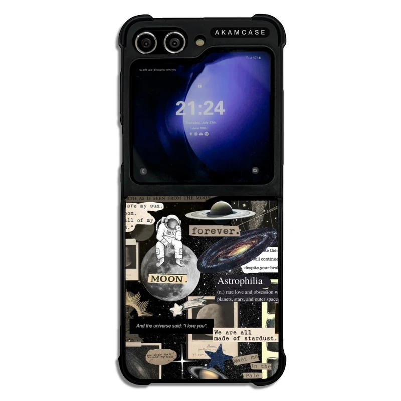کاور آکام مدل AMC-WSGZFLIP5-ASTRONOMY-14 مناسب برای گوشی موبایل سامسونگ Galaxy Z Flip 5