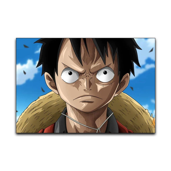تابلو شاسی گوفی مدل لوفی انیمه وان پیس طرح One Piece کد HORIZ25