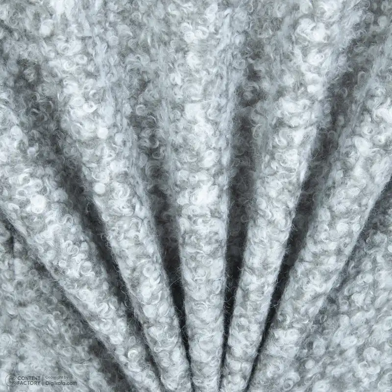 کت زنانه ژیار مدل دوجیب رنگ طوسی