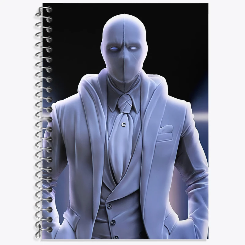 دفتر لغت 50 برگ خندالو طرح شوالیه ماه (Moon Knight) کد N2845