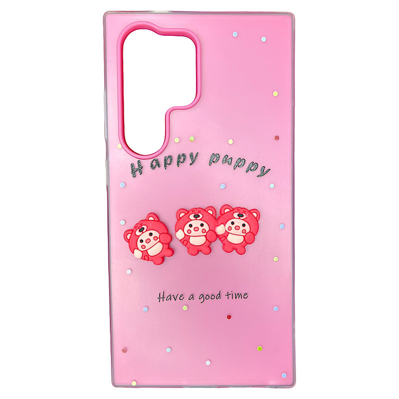 کاور مدل عروسکی طرح happy مناسب برای گوشی سامسونگ Galaxy S24 ultra