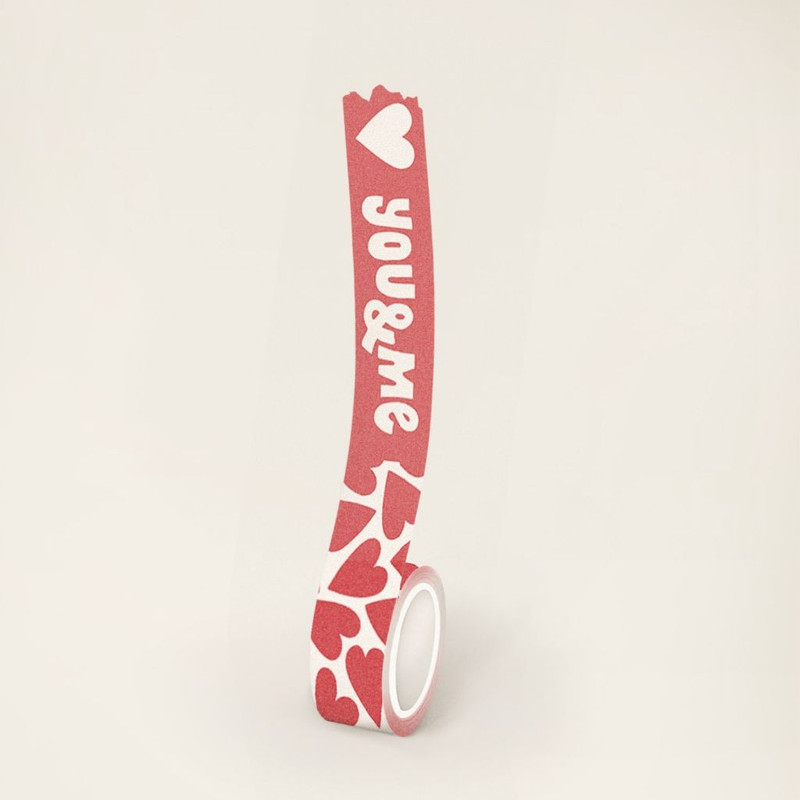 چسب نواری مریخ مدل واشی you and me 4052 عرض 2 سانتیمتر