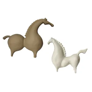 مجسمه مدل اسب کلاسیک مجموعه 2 عددی