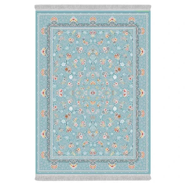 فرش پارچه‌ای دفه مدل فرشینه هازان مخمل کد 078