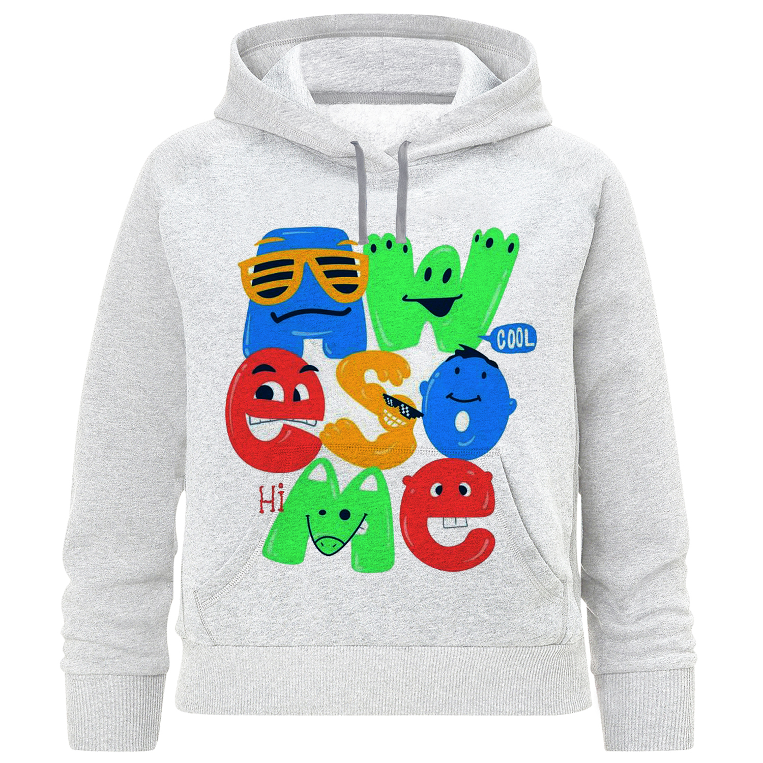 هودی پسرانه مدل تایپوگرافی A580