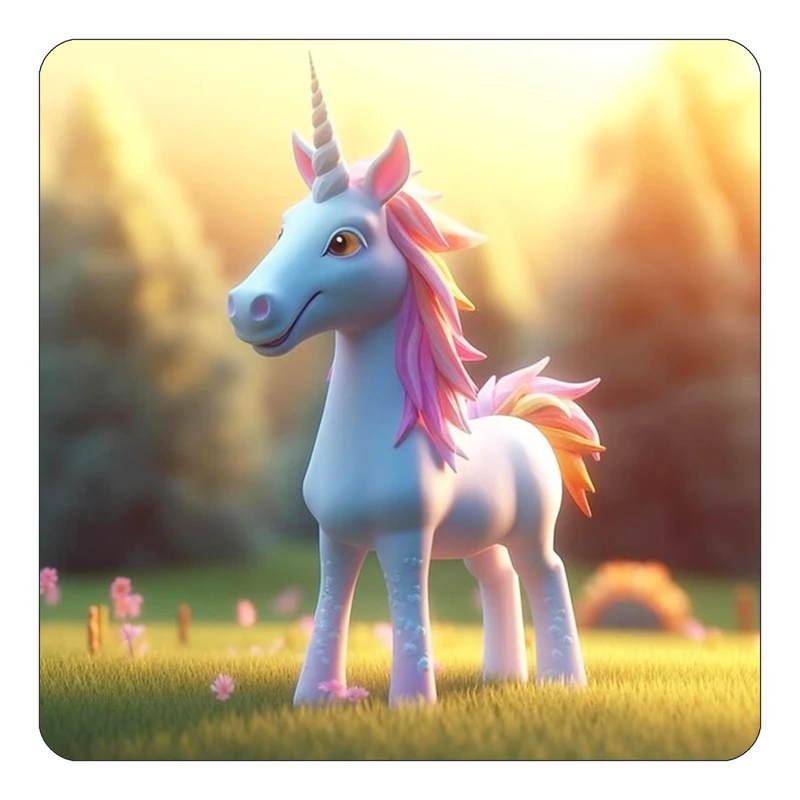 مگنت کاکتی طرح اسب تک شاخ و یونیکورن مدل mp29141