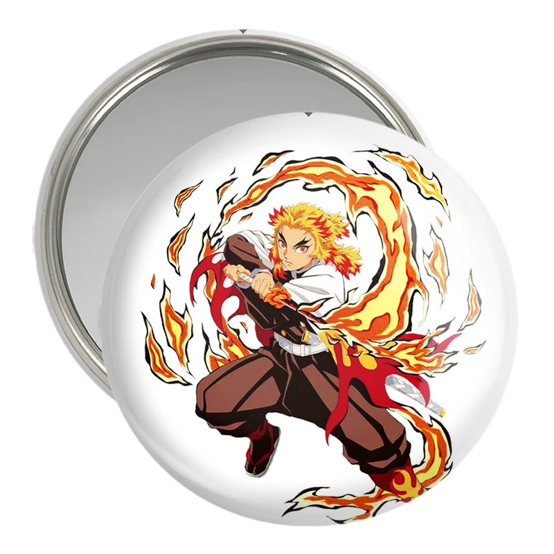 آینه جیبی خندالو مدل کیوجورو رنگوکو انیمه شیطان کش  کد 10104