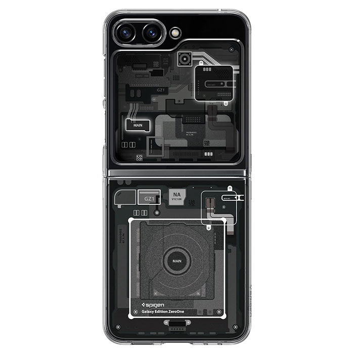 کاور اسپیگن مدل AirSkin Zero One مناسب برای گوشی موبایل سامسونگ Galaxy Z Flip 5
