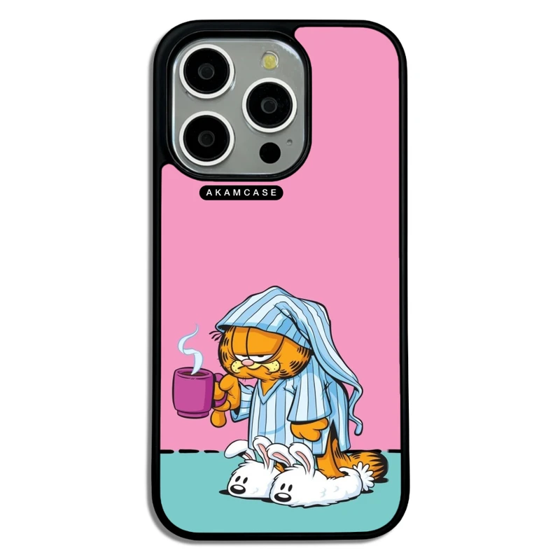 کاور آکام مدل AMC-WA15PRO-GARFIELD14 مناسب برای گوشی موبایل اپل iPhone 15 Pro