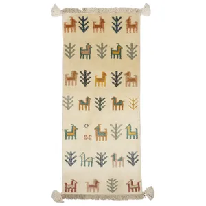 گبه دستباف یک متری سی پرشیا کد 171595