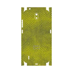 MAHOOT Yellow Snake Skin-FullSkin Cover Sticker for Nokia C1