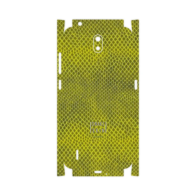 برچسب پوششی ماهوت مدل Yellow Snake Skin-FullSkin مناسب برای گوشی موبایل نوکیا C1