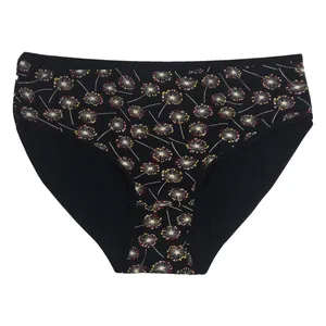 شورت زنانه میسپل مدل اسلیپ طرح قاصدک