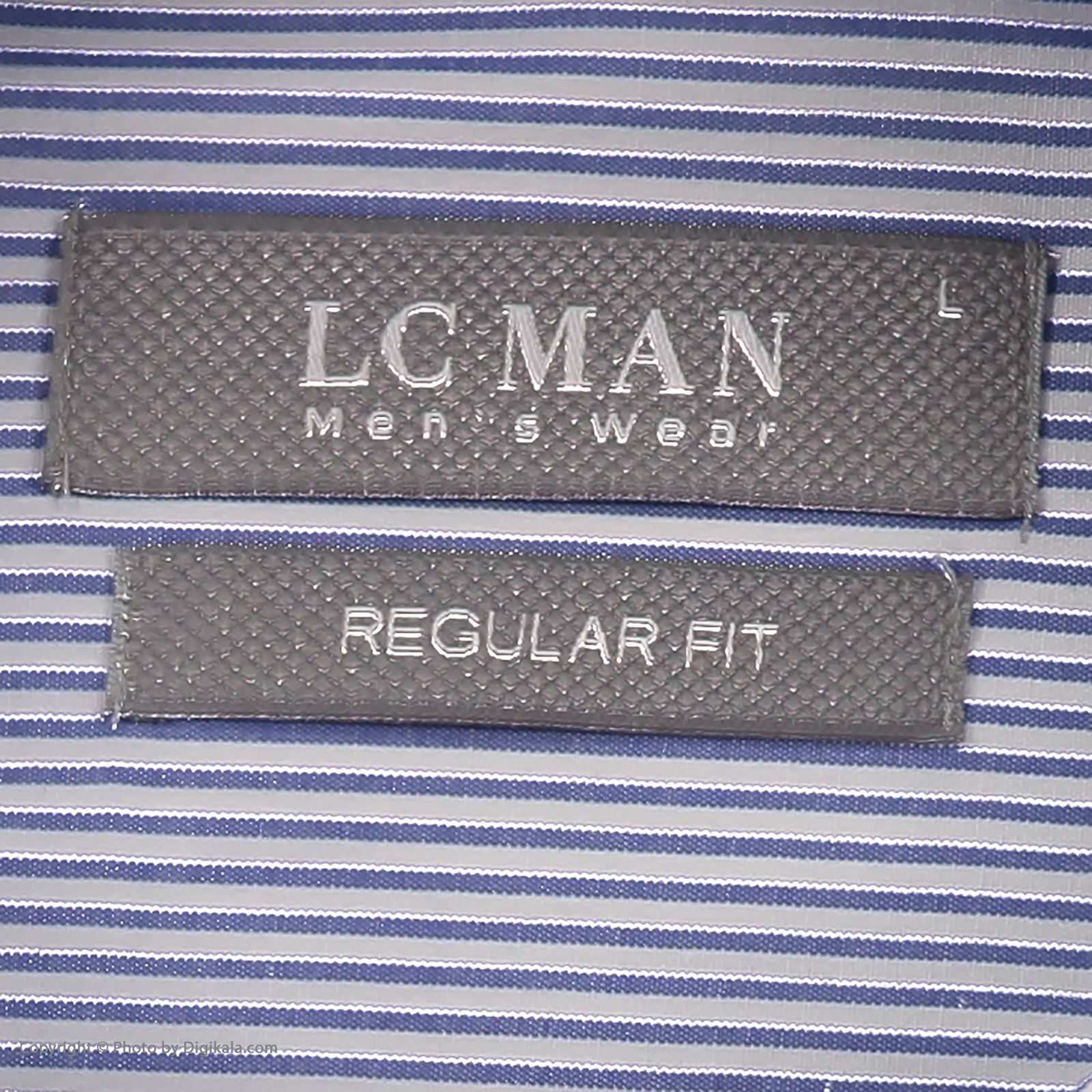 پیراهن آستین بلند مردانه ال سی من مدل 02181290-blue 180 -  - 4