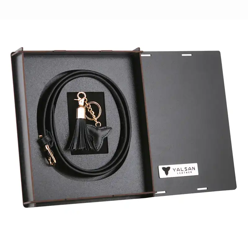 ست هدیه زنانه چرم یلسان مدل آتیس کد PRM-067-GP