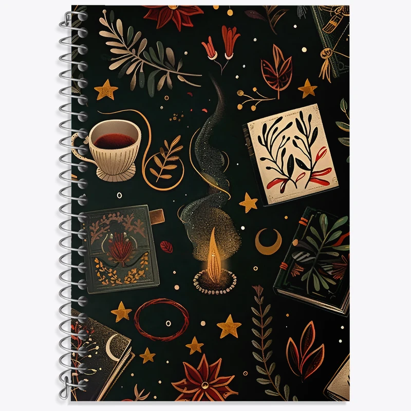 دفتر لغت 50 برگ خندالو طرح پترن فانتزی کد N3231