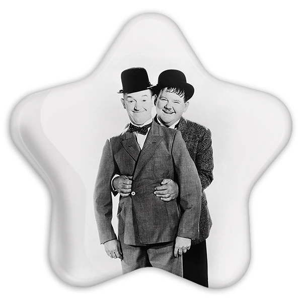 پیکسل خندالو طرح لورل و هاردی مدل ستاره ای کد 10053