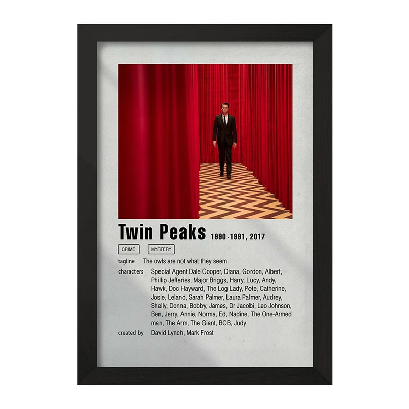 تابلو خندالو مدل توئین پیکس (Twin Peaks) کد F11288