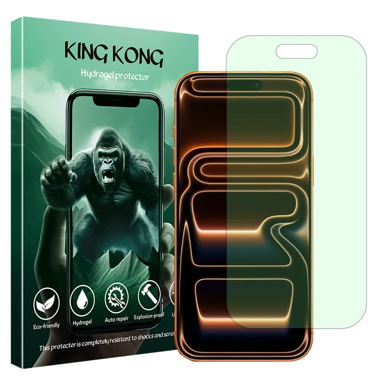 محافظ صفحه نمایش گرین لایت کینگ کونگ مدل Eye Care مناسب برای گوشی موبایل اپل iPhone 17 Pro Max
