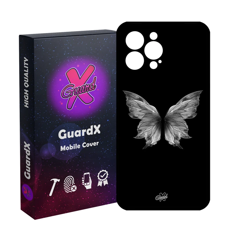 کاور گارد ایکس طرح پروانه مدل Glass10697 مناسب برای گوشی موبایل اپل iPhone 12 Pro