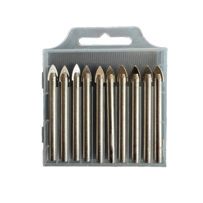 مته شیشه مدل نیزه ای سایز 8 میلیمتر مجموعه 10 عددی مته شیشه مدل نیزه ای سایز 8 میلیمتر مجموعه 10 عددی