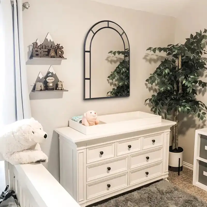 آینه مدل فلزی تاج F-100-80