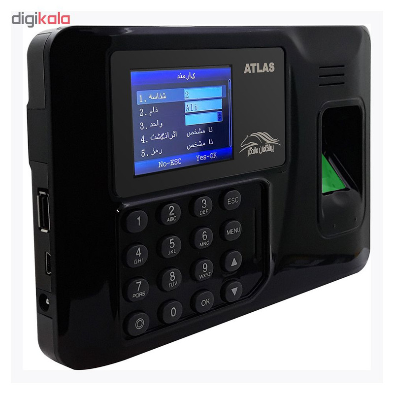 دستگاه حضور و غیاب پیشگامان ماندگار مدل Atlas-5