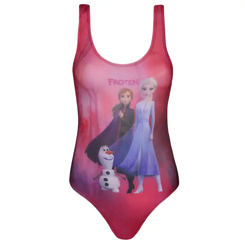 مایو دخترانه ماییلدا مدل Frozen کد 4412-3 رنگ صورتی