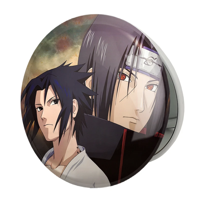 آینه جیبی خندالو طرح ایتاچی و ساسکه انیمه ناروتو Naruto مدل تاشو کد 11263 