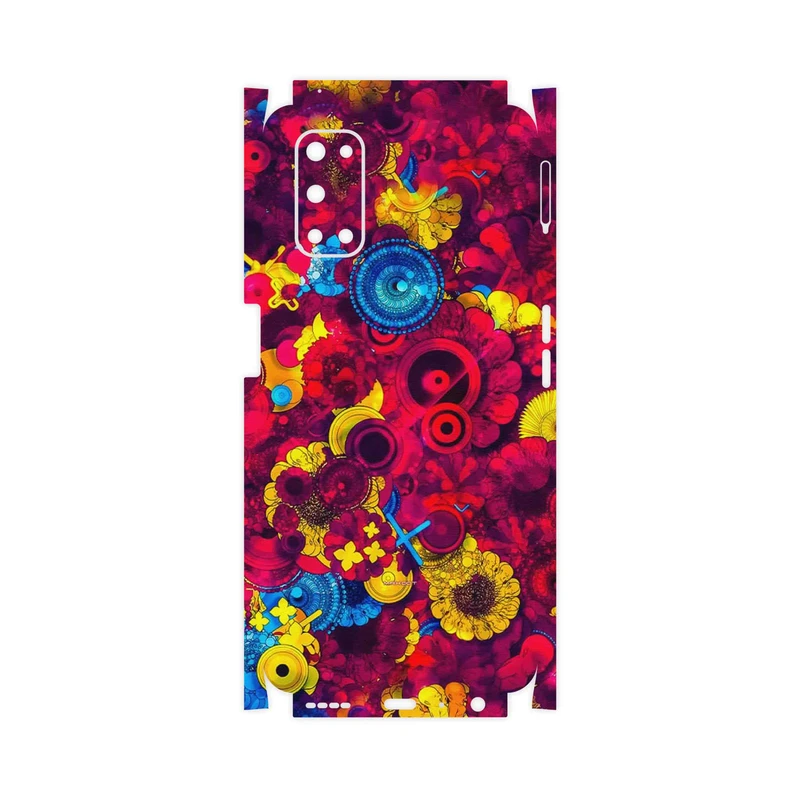 برچسب پوششی ماهوت مدل Vector Flower Garden Digital Art-FullSkin مناسب برای گوشی موبایل ریلمی 7 5G