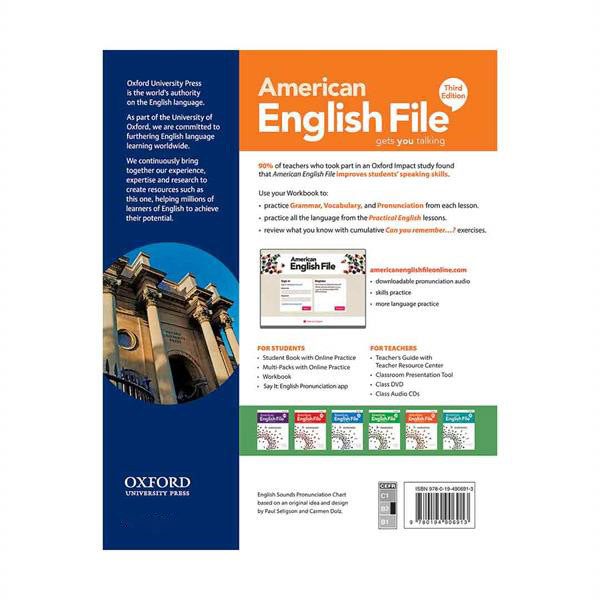 کتاب American English File4 3rd اثر جمعی از نویسندگان انتشارات سپاهان