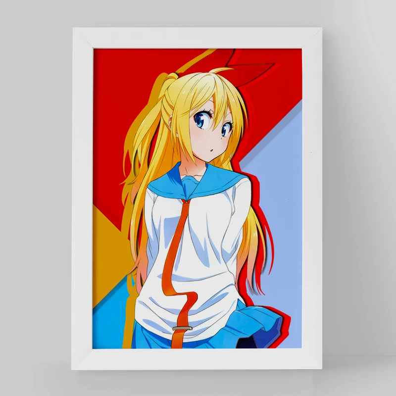 تابلو خندالو مدل انیمه عشق دروغین کد 17190