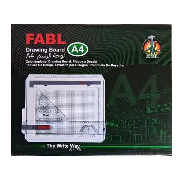 تخته رسم فابل مدل پروفایل A4 سایز 38*34 سانتی متر 