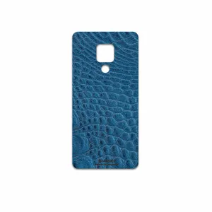 MAHOOT Blue-Crocodile-Leather Cover Sticker for Huawei Mate 20 X