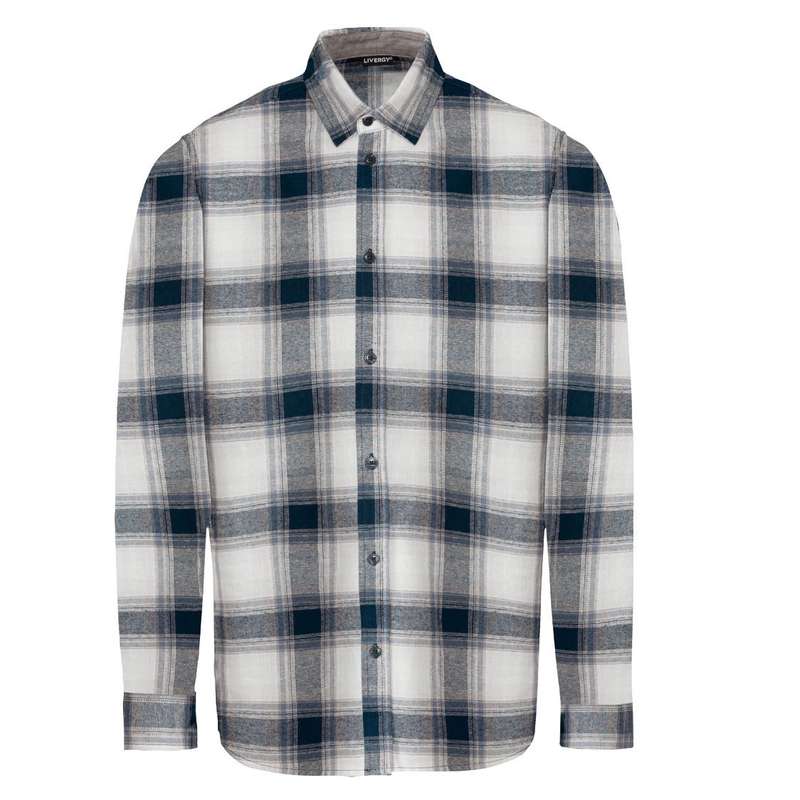 پیراهن آستین بلند مردانه لیورجی مدل flannel