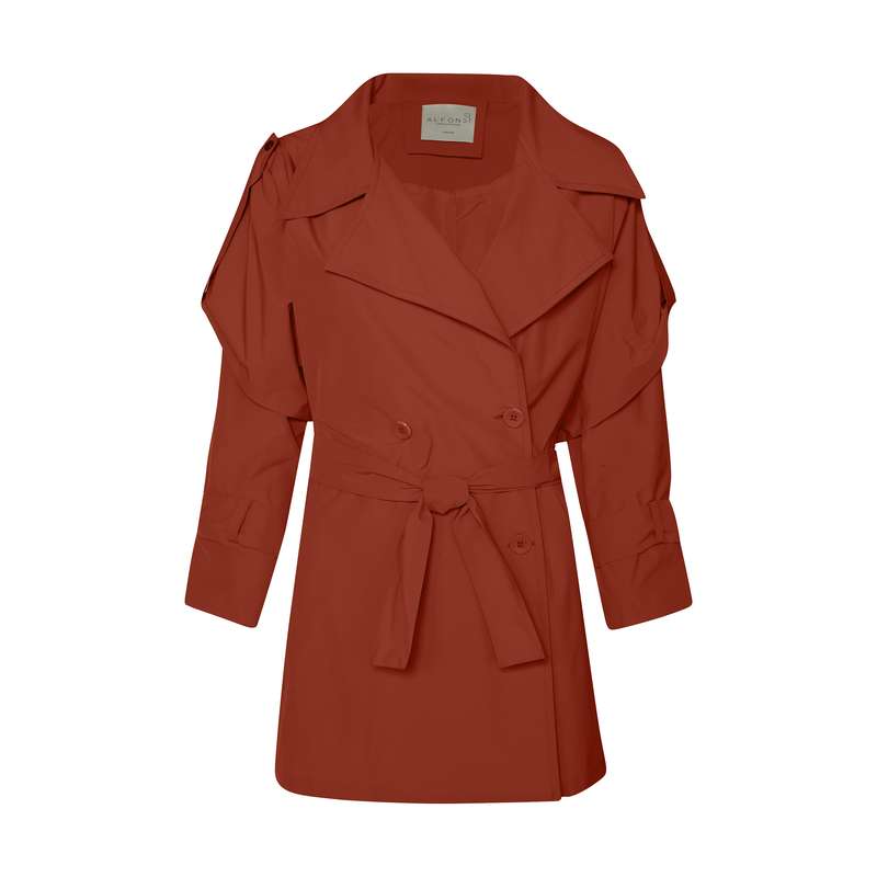 بارانی زنانه آلفونسی مدل W2114020RC-TERRACOTTA