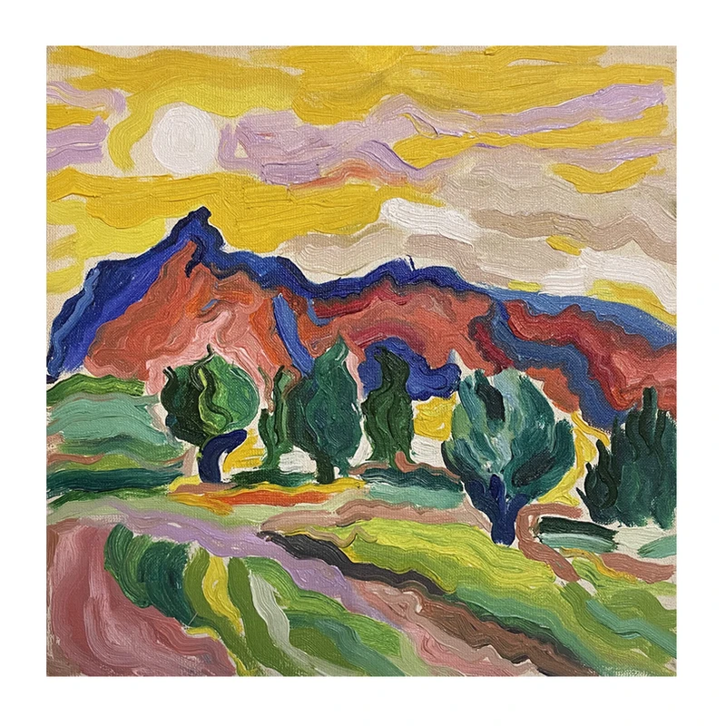 تابلو نقاشی رنگ روغن به سبک امپرسیونیسم کدG0258