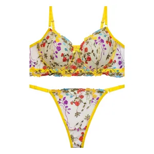 ست شورت و سوتین زنانه مدل توری کد 9305