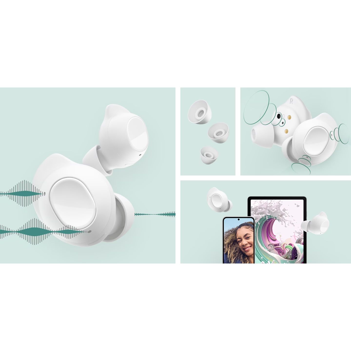 هدفون بلوتوثی سامسونگ مدل Galaxy Buds FE -  - 17