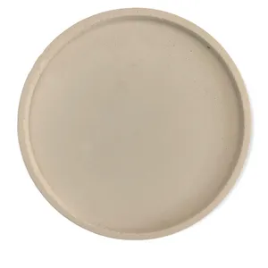 سینی مدل گرد طرح ساده سنگی