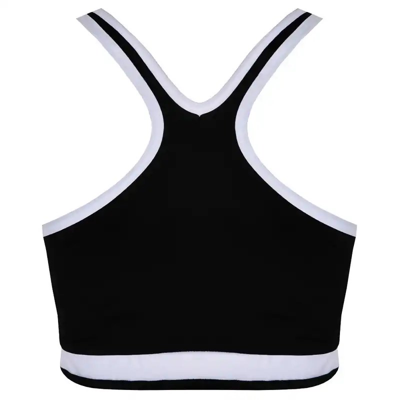 ست نیم تنه و شلوار ورزشی زنانه مدل 268024202 اسپندکس رنگ مشکی