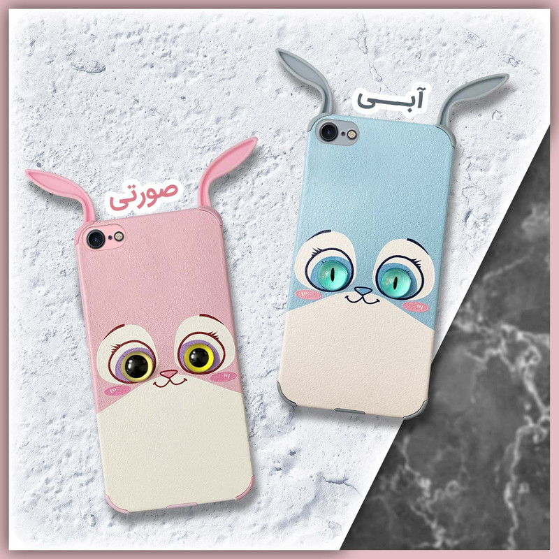 کاور دکین مدل Lapin طرح خرگوش مناسب برای گوشی موبایل اپل iPhone 6/ 6s