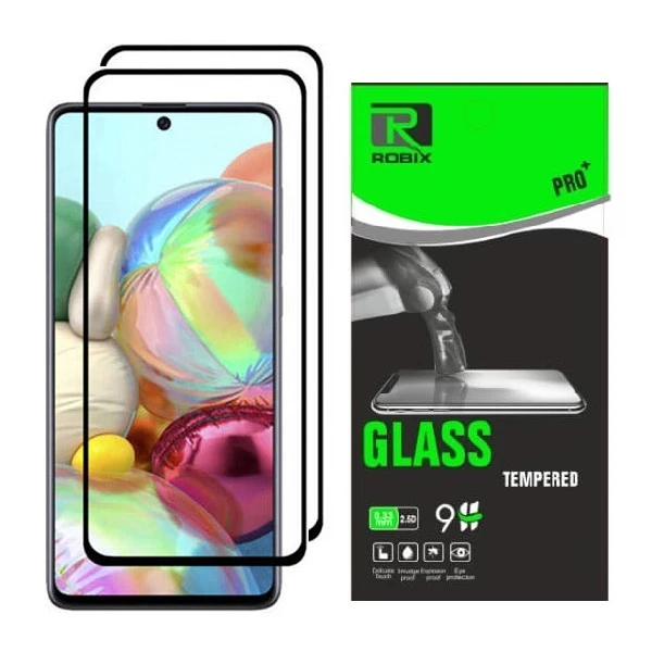 محافظ صفحه نمایش روبیکس مدل FLAمناسب برای گوشی موبایل سامسونگ Galaxy A71 بسته 2عددی