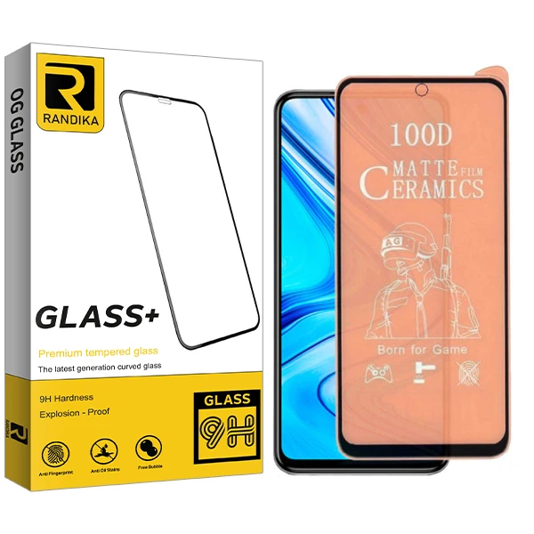 محافظ صفحه نمایش مات راندیکا مدل GLD مناسب برای گوشی موبایل شیائومی Redmi Note 9 pro/ Note 9S