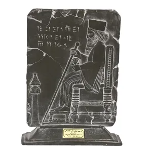 تندیس مدل داریوش اول بر تخت شاهنشاهی دوره هخانشیان کد 107