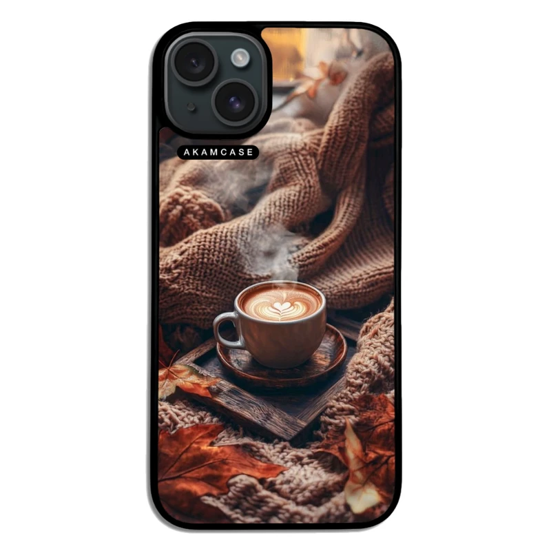 کاور آکام مدل AMC-WA15PLUS-COFFEE-17 مناسب برای گوشی موبایل اپل iPhone 15 Plus