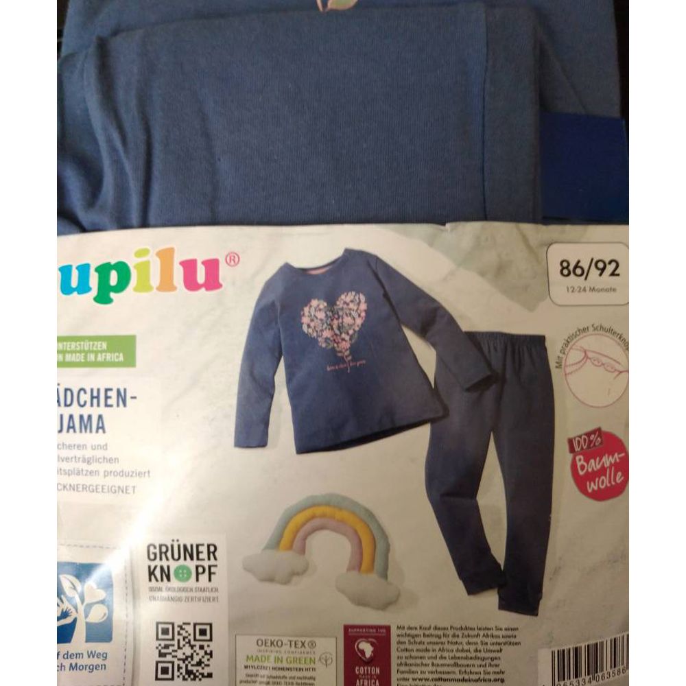 ست تی شرت و شلوار دخترانه لوپیلو مدل قلبی کد AT226 -  - 4