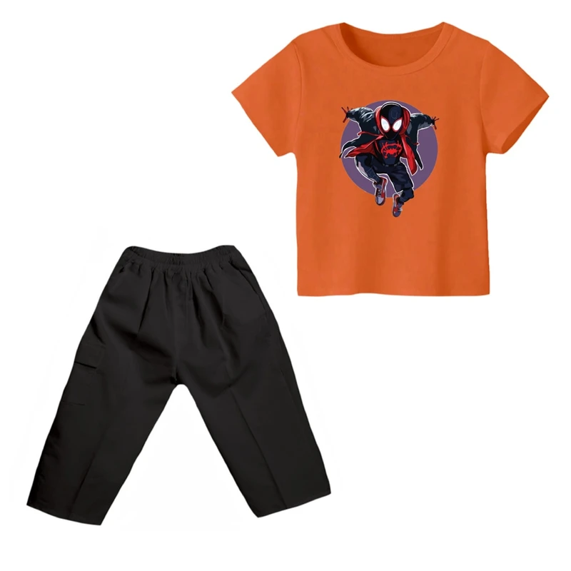 ست تی شرت و شلوارک پسرانه مدل مرد عنکبوتی کد ۲۹