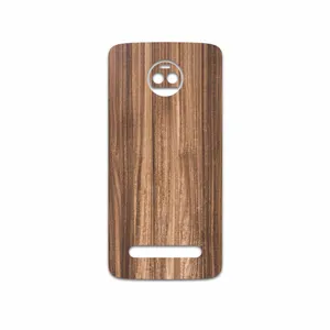 MAHOOT Light Walnut Wood Cover Sticker for Motorola Moto Z2 Force