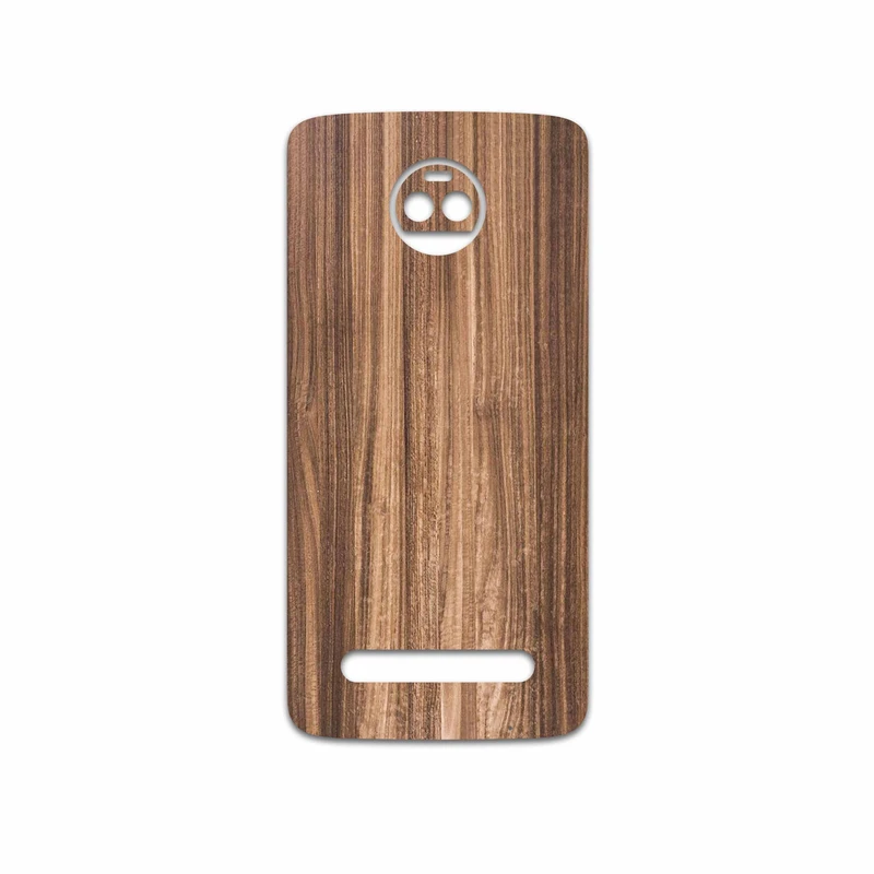 برچسب پوششی ماهوت مدل Light Walnut Wood مناسب برای گوشی موبایل موتورولا Moto Z2 Force